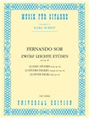 Sor: 12 Studies Op. 60 For Guitar