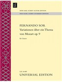Fernando Sor: Variations On A Theme By Mozart (New Karl Scheit Guitar Edition)