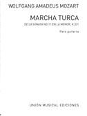 W.A. Mozart: Marcha Turca (Sonata No.11 In A K.331) (Guitar)
