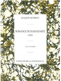 Joaqu�n Rodrigo: Romance De Durandarte. Voice Sheet Music