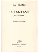 Francesco Canova da Milano: 14 Fantasie Per Chitarra