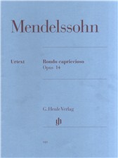 felix mendelssohn rondo capriccioso op 14 piano sheet music rondo capriccioso mendelssohn sheet music