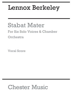 lennox berkeley stabat mater vocal score piano accompaniment stabat mater sheet music