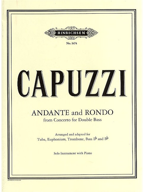 CAPUZZI DOUBLE BASS CONCERTO PDF CAPUZZI DOUBLE BASS CONCERTO PDF