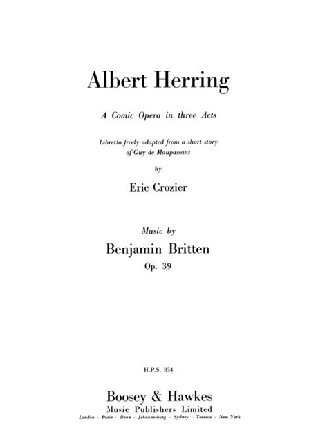 ALBERT HERRING LIBRETTO DOWNLOAD ALBERT HERRING LIBRETTO DOWNLOAD