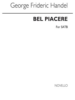 g f handel bel piacere italian english satb choral sheet bel piacere handel sheet music