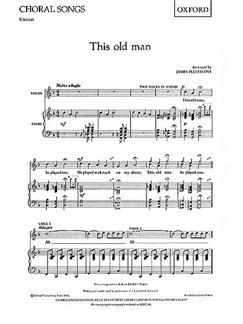 this old man unison piano accompaniment sheet music sheet this old man piano sheet music