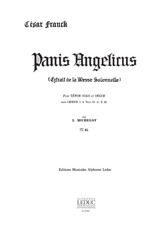 panis angelicus duet sheet music pdf