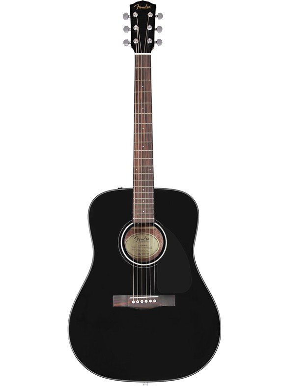 Fender CD60 Classic Design Acoustic Guitar Black (2011 Model