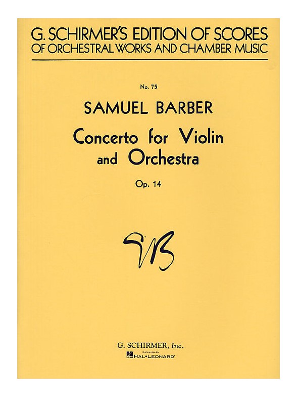 Samuel Barber Concerto For Violin And Orchestra Op.14 Orchestra