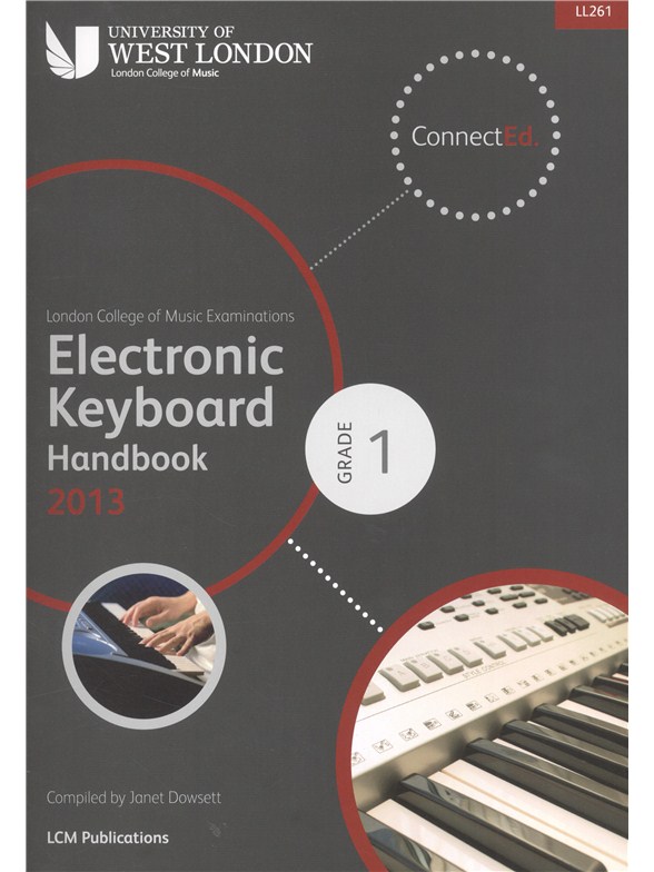 London College Of Music Electronic Keyboard Handbook 2013 Grade 1 Keyboard Books Sheet