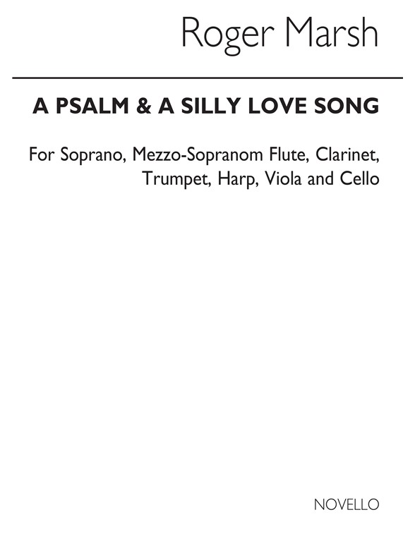 marsh psalm a silly love song study score soprano sheet music soprano sheet music