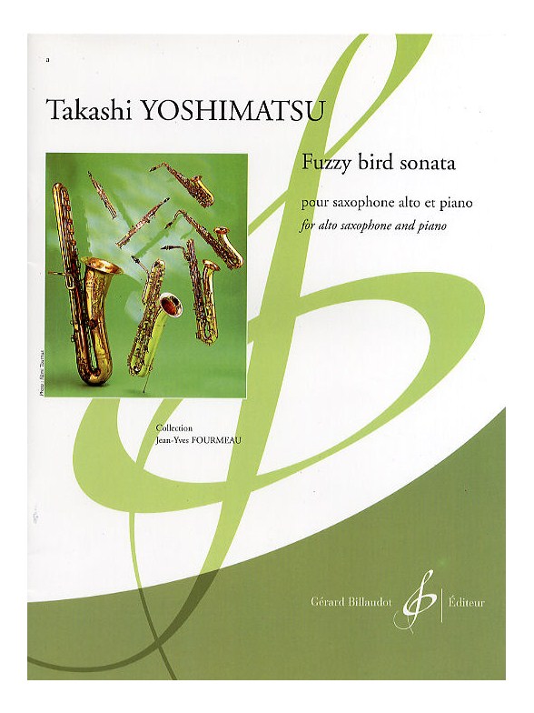 Sheet Music Takashi Yoshimatsu Fuzzy Bird Sonata (Alto Saxophone and