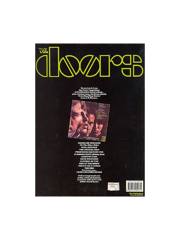 The Doors First Album Piano, Vocal & Guitar Sheet Music Sheet