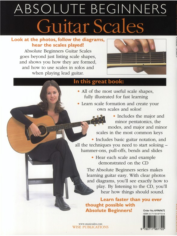 Absolute Beginners Guitar Scales Guitar Books Tuition