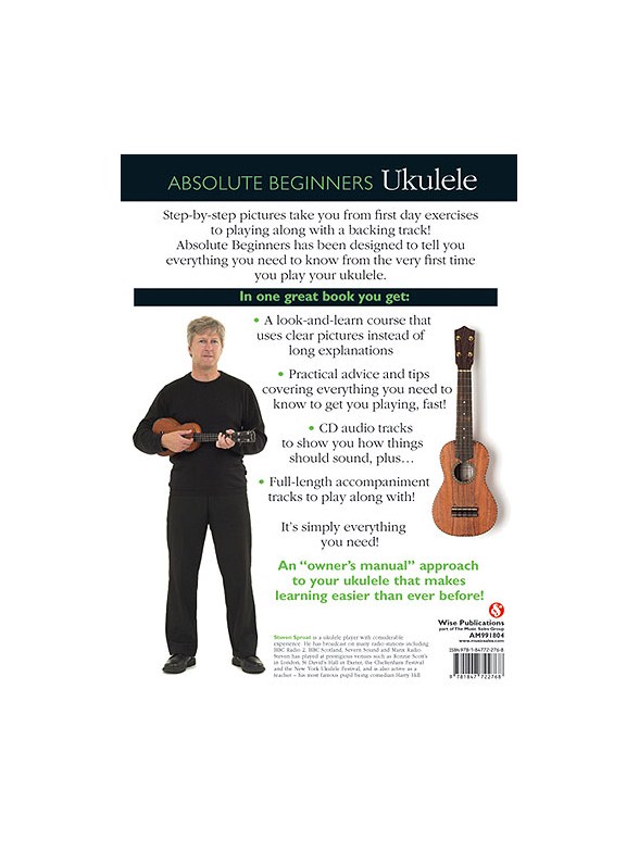 Absolute Beginners Ukulele (Book And CD) Ukulele Books Sheet Music