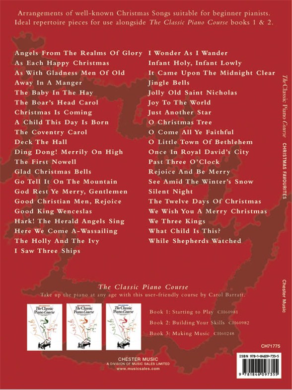 the classical piano course christmas favourites piano christmas songs for violas