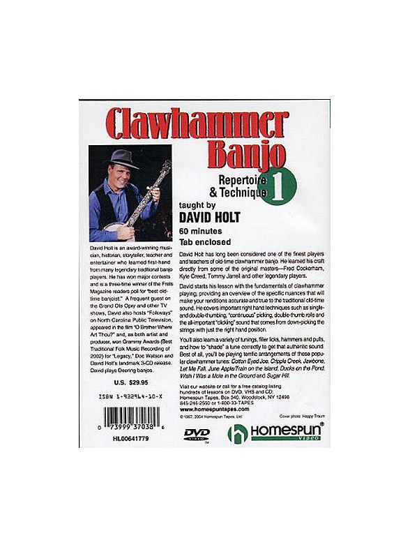 Clawhammer Banjo Repertoire And Technique 1 Banjo Tab Books Tuition