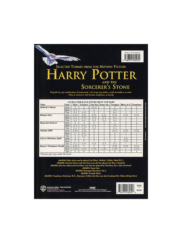 Selected Themes From Harry Potter And The Sorcerer's Stone (French Horn