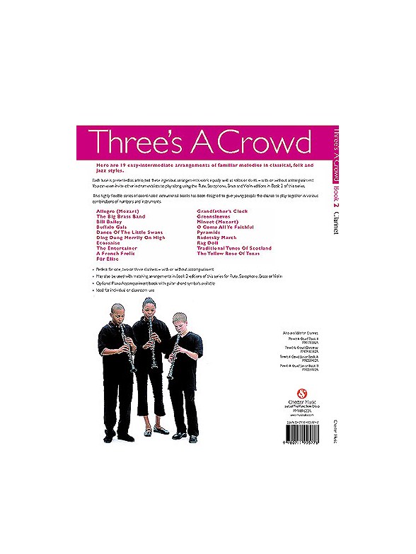 0001128876 trio clarinette ensemble de partitions three s a crowd book 2 clarinet clarinette partitions 0001128876 trio clarinette ensemble de partitions three s a crowd book 2 clarinet clarinette partitions