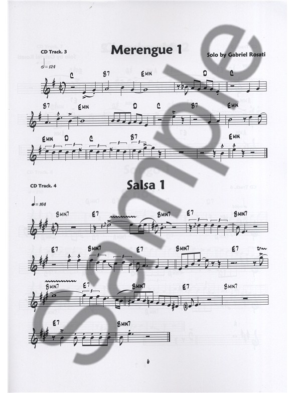 Latin Saxophone Soloist Audio) Alto Saxophone Audio / Video Sheet Music