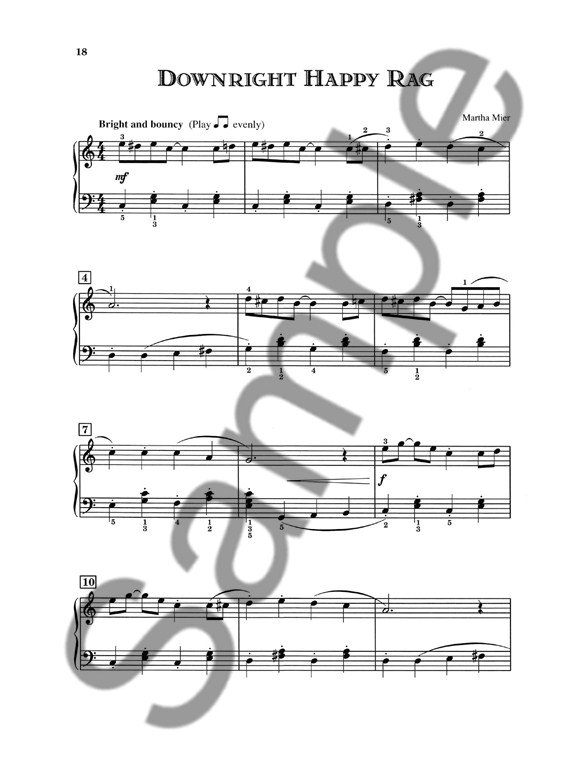 Martha Mier Jazz, Rags & Blues Book 1 Piano Books Tuition