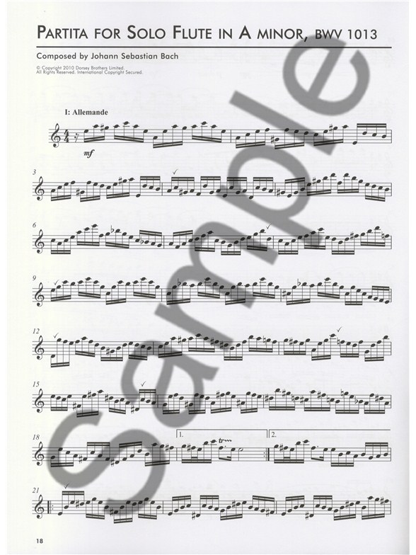 Classic Pieces For Solo Flute Flute Sheet Music Sheet Music & Songbooks
