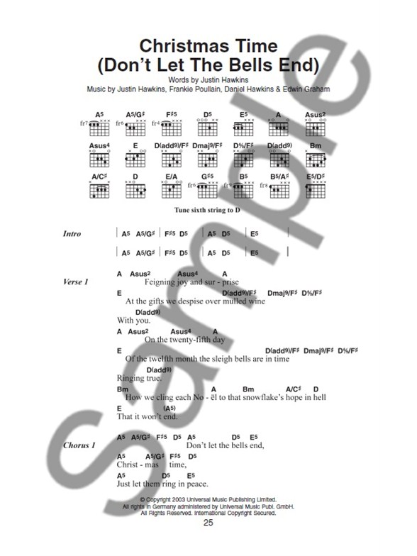 The Little Black Songbook Christmas Songs Lyrics & Chords Sheet