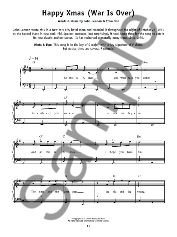 Really Easy Piano Christmas Easy Piano Sheet Music Sheet Music
