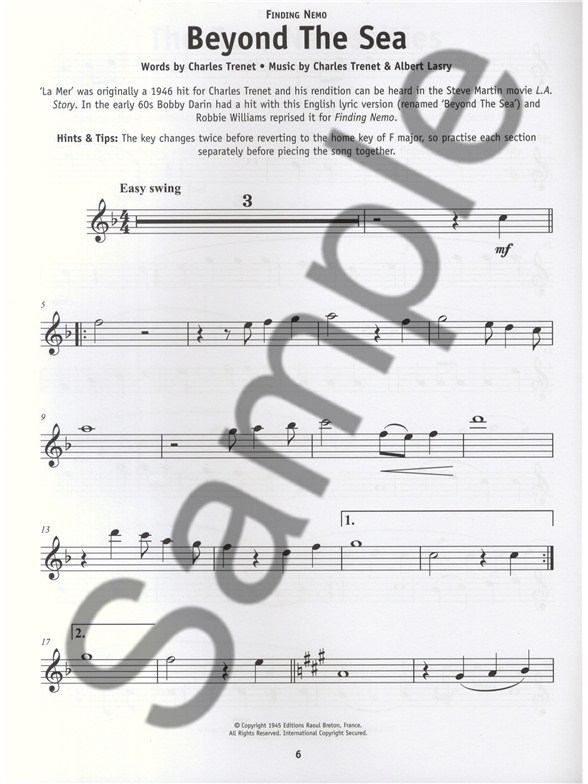 Really Easy Saxophone Favourite Film Songs Alto Saxophone Audio