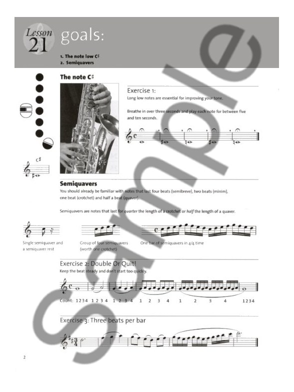 A New Tune A Day Alto Saxophone Book 2 (CD Edition) Alto Saxophone