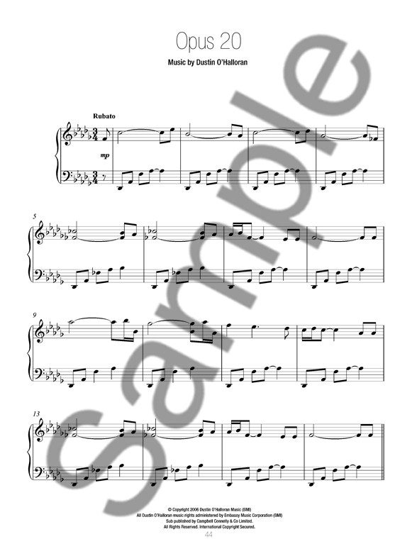dustin ohalloran piano solos volumes 1 2 piano sheet music opus 20 dustin o halloran sheet music