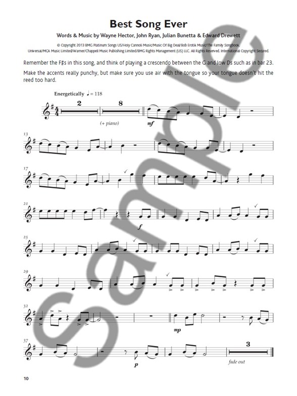 Grade 1 Alto Saxophone Pieces (Book/Audio Download) Alto Saxophone