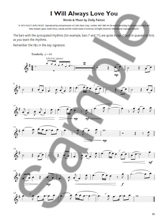 Grade 2 Alto Saxophone Pieces (Book/Audio Download) Alto Saxophone