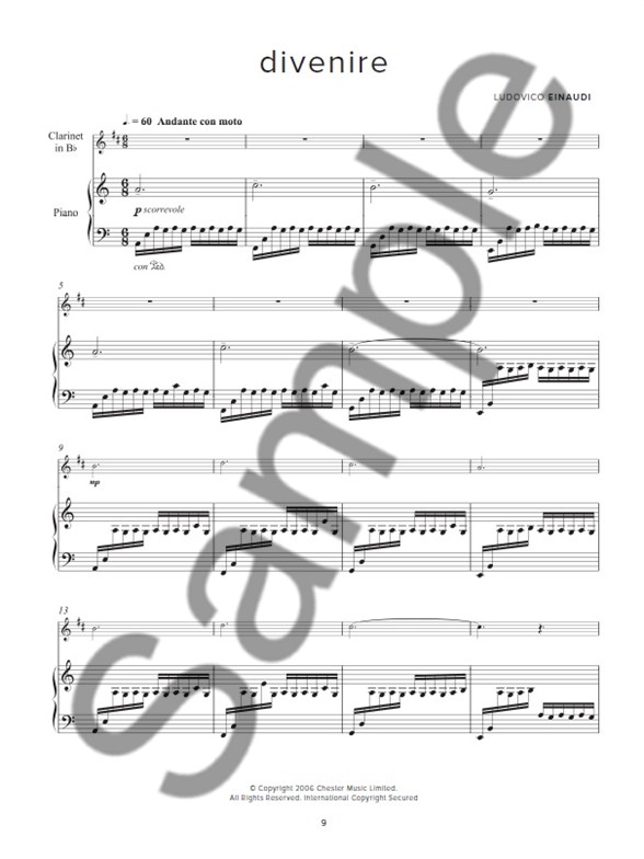 ludovico einaudi the clarinet collection book online media experience ludovico einaudi sheet music