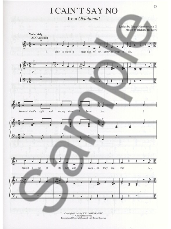 Rodgers amp Hammerstein Piano Duet Book Catalog No 00312691