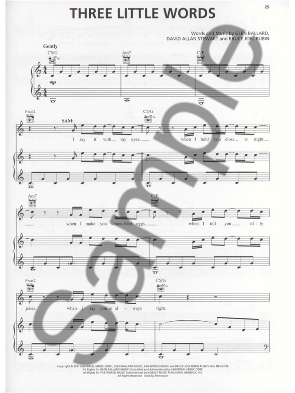 dave stewart glen ballard ghost the musical piano vocal ghost the musical sheet music