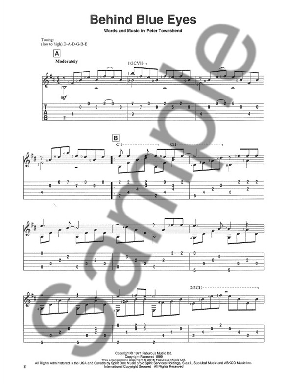 classic rock for classical guitar classical guitar sheet music don t fear the reaper sheet music