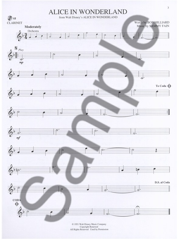 PlayAlong Disney Classics Sheet Music Sheet