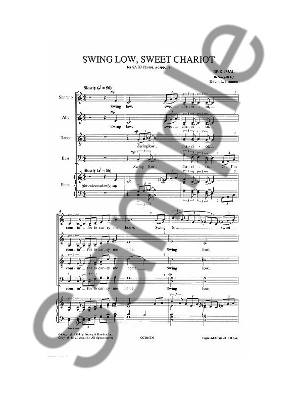 on swing to sibelius how Choral Sheet Sheet Chariot   Swing Music  Low Music  Sweet