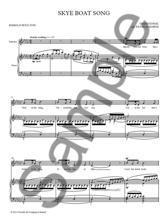 Skye Boat Song Soprano patrick hawes skye boat song vocal score soprano Skye Boat Song Soprano patrick hawes skye boat song vocal score soprano