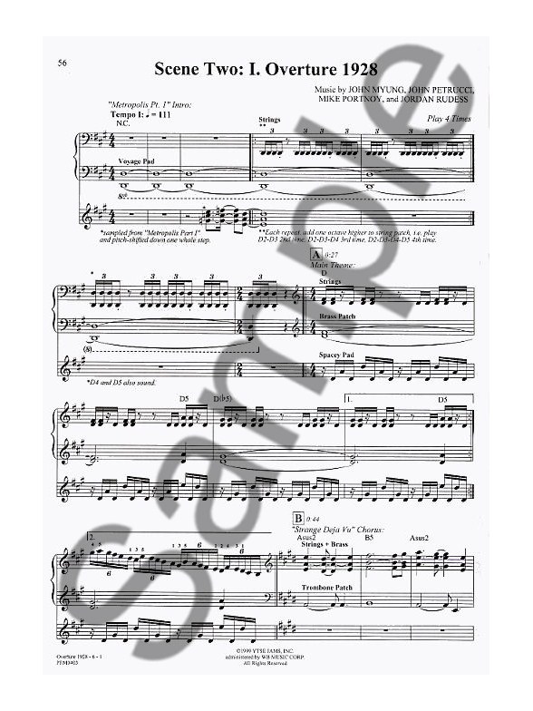 dream theater keyboard anthology keyboard sheet music sheet keyboard sheet