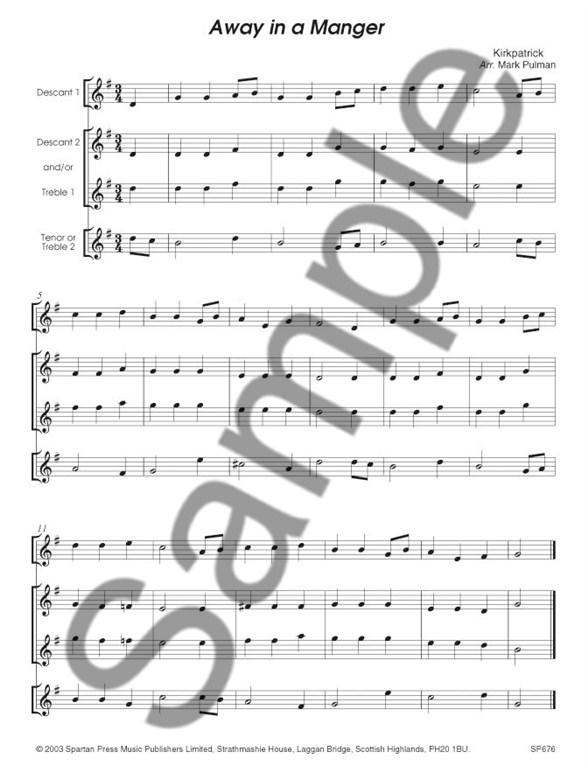 Recorder Group Book 3 Christmas Songs And Carols Recorder Sheet Music
