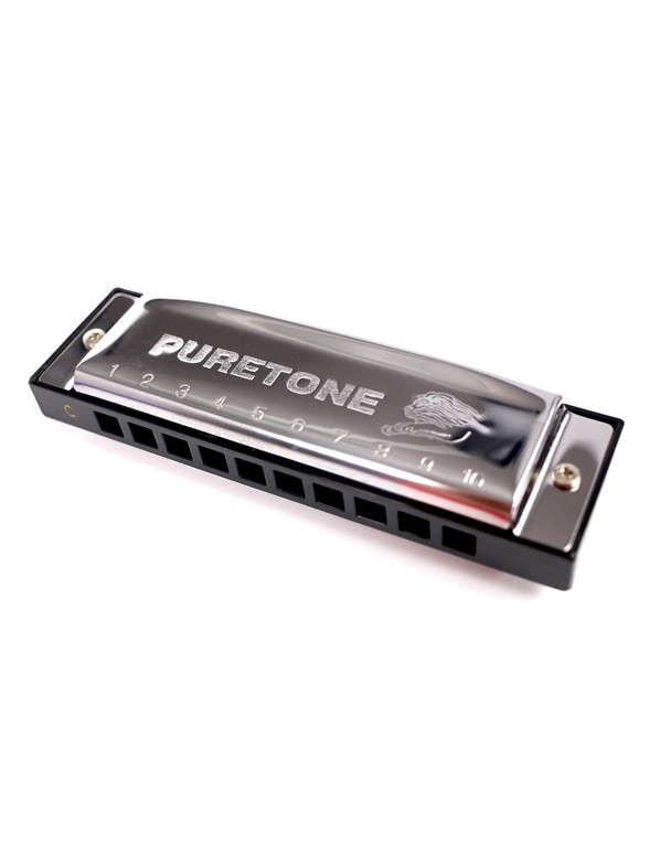 Pure Tone C Harmonica (With Case) Pure Tone Harmonica Instruments