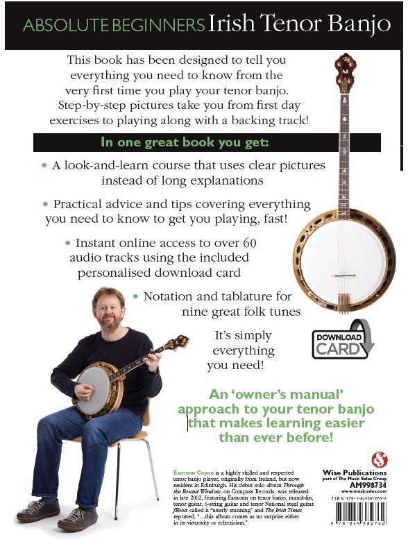 Absolute Beginners Irish Tenor Banjo (Book/Audio Download) Banjo