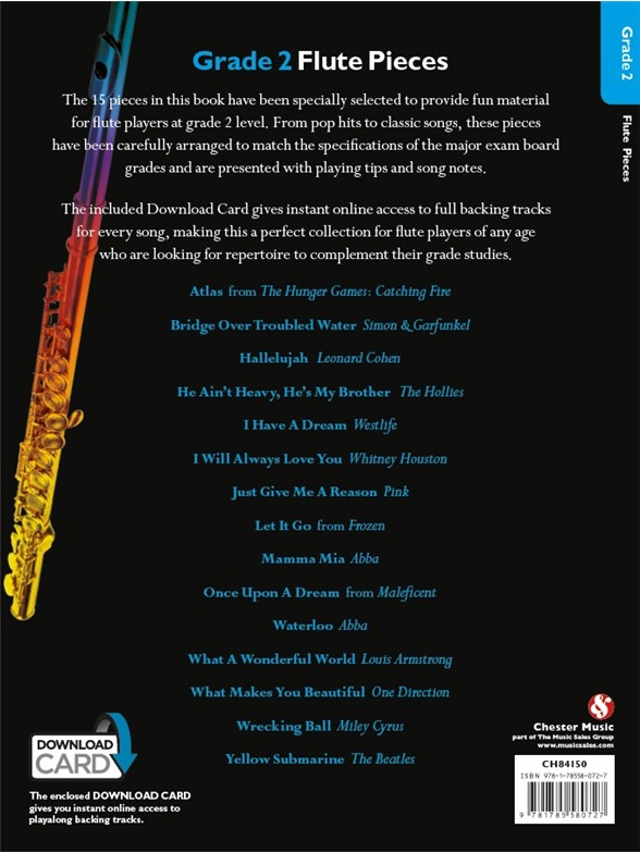 Grade 2 Flute Pieces (Book/Audio Download) Flute Sheet Music Sheet