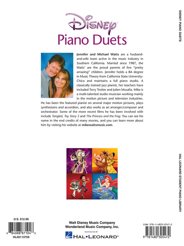 Disney Piano Duets Piano Duet Sheet Music Sheet Music & Songbooks