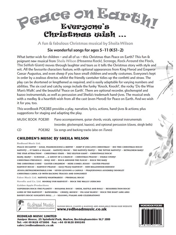 Sheila Wilson Peace On Earth Wordbook Sheila Wilson Peace On Earth Wordbook