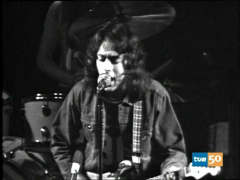 Rory Gallagher en Madrid. Marzo 1975