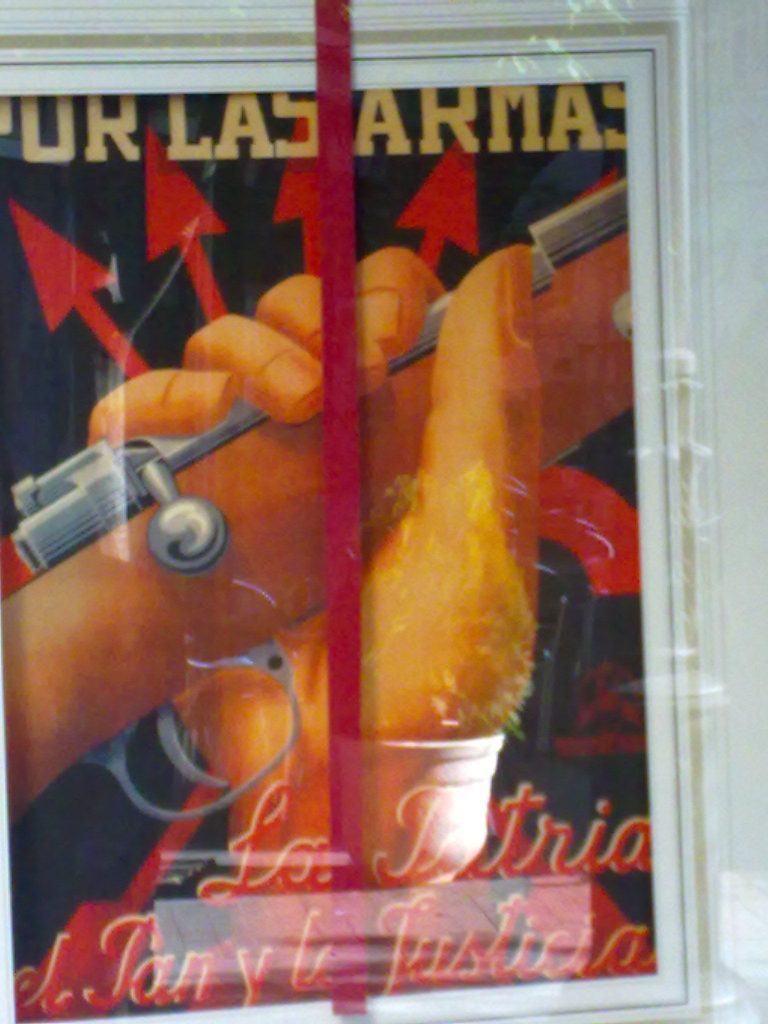 Cartel publicitario de uno de los bandos de la guerra Civil